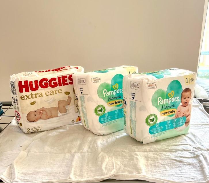 Lots de couches bébé, Kinderen en Baby's, Badjes en Verzorging, Nieuw, Overige typen, Ophalen