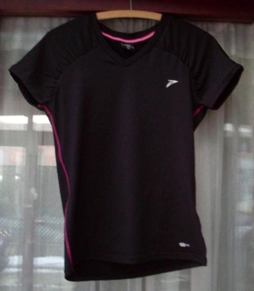 Zwarte sport t-shirt van Dutchy ( scapino) maat M, Kleding | Dames, T-shirts, Zo goed als nieuw, Maat 38/40 (M), Zwart, Korte mouw