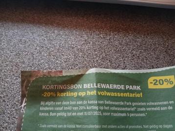 20 % korting Bellewaerde Park beschikbaar voor biedingen