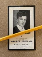 Oorlogsslachtoffer MEI 1940 Soldaat M.Dekervel Poperinge, Ophalen of Verzenden, Bidprentje