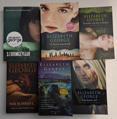 Boeken Elizabeth George, Boeken, Thrillers, Gelezen, Ophalen of Verzenden