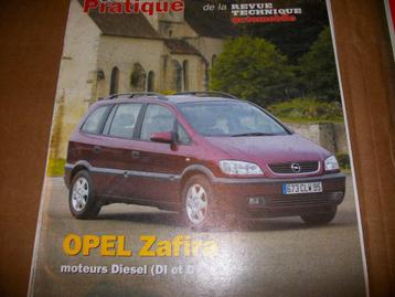 revue technique opel zafira diesel TD de 1999-2000