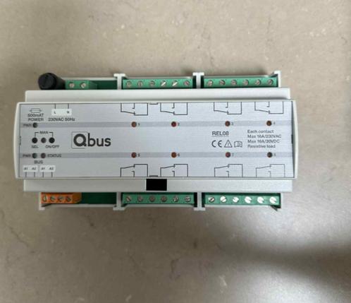 QBUS Relaismodule REL08, Doe-het-zelf en Bouw, Elektriciteit en Kabels, Nieuw, Overige typen, Ophalen