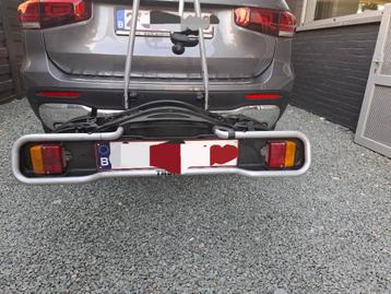 Fietsendrager thule, Auto diversen, Fietsendragers, Ophalen, 2 fietsen, Gebruikt, Trekhaakdrager