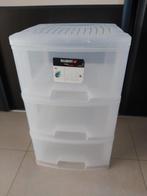 Bloc 3 tiroirs en plastique, Enlèvement, Utilisé