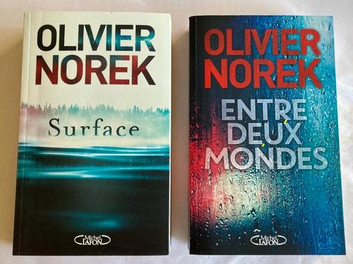 2 livres thrillers Olivier NOREK - grand format - 8€ les 2, Livres, Thrillers, Utilisé, Enlèvement ou Envoi