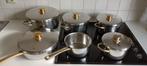 koken, Maison & Meubles, Cuisine | Casseroles & Poêles, Enlèvement, Utilisé, Ensemble de casseroles, Plaque céramique