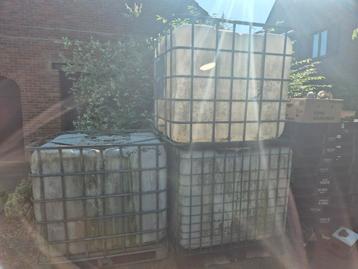 3 ibc vaten. Watervaten, Tuin en Terras, Ophalen of Verzenden, Zo goed als nieuw, Hout