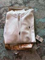 Polo Ralph Lauren Zip up hoodie - White - Nieuw!, Ophalen, Maat 52/54 (L), Wit, Nieuw