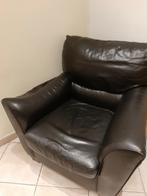 IKEA 1-zits leren fauteuil, Huis en Inrichting, Fauteuils, Ophalen of Verzenden, Zo goed als nieuw, Leer
