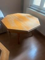 2 houten tafeltjes, Ophalen, Gebruikt, Rond