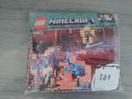 LEGO Minecraft De Blaze Brug - 21154, Ophalen of Verzenden, Zo goed als nieuw, Complete set, Lego