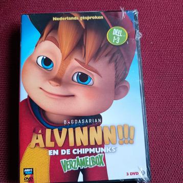 3 dvd Alvin en de chipmunks  beschikbaar voor biedingen