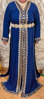 Blauwe Takchita, Kleding | Dames, Gelegenheidskleding, Ophalen of Verzenden, Zo goed als nieuw, Maat 42/44 (L)