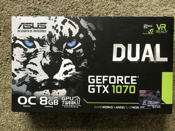 ASUS GTX 1070 8GB Dual OC beschikbaar voor biedingen