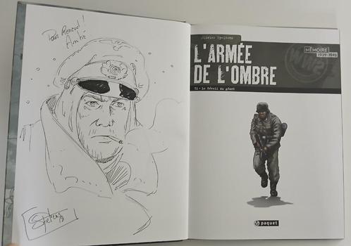 Bd L'armée de l'ombre 2 Dédicace EO Speltens Neuf, Boeken, Stripverhalen, Nieuw, Eén stripboek, Ophalen of Verzenden