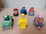 Paw Patrol 6 auto's met figuren, Kinderen en Baby's, Speelgoed | Actiefiguren, Ophalen of Verzenden, Zo goed als nieuw