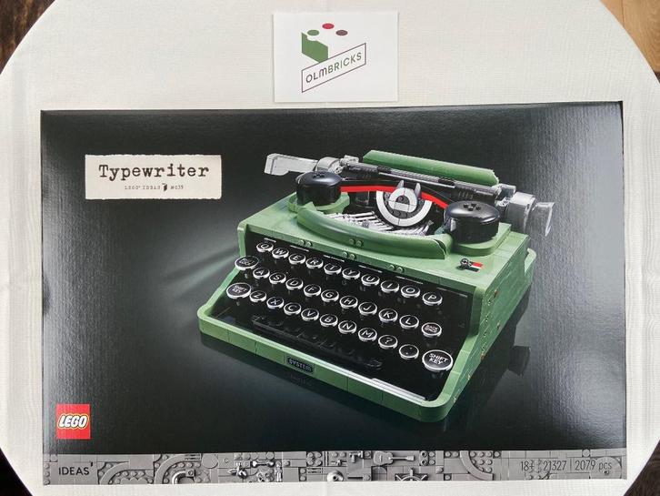 LEGO IDEAS 21327 Typemachine, Kinderen en Baby's, Speelgoed | Duplo en Lego, Nieuw, Lego, Complete set, Ophalen of Verzenden