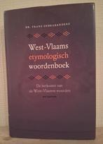 West-Vlaams etymologisch woordenboek, Boeken, Woordenboeken, Ophalen of Verzenden, Nieuw, Nederlands