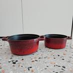 1x staub rode kookpot 21cm (zonder deksel) - 1 beschikbaar, Huis en Inrichting, Keuken | Potten en Pannen, Ophalen, Gebruikt