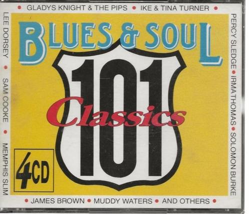 101 BLUES & SOUL CLASSICS (4CD), CD & DVD, CD | R&B & Soul, Enlèvement ou Envoi