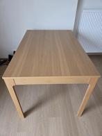 IKEA houtkleurige tafel, 120/180x80 cm, EKEDALEN, Huis en Inrichting, Tafels | Eettafels, Ophalen, Eikenhout, 50 tot 100 cm, Zo goed als nieuw