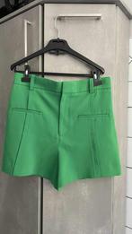 Zara GROENE KORTE BROEK MET HOGE TAILLE L, Kleding | Dames, Broeken en Pantalons, Zara, Ophalen of Verzenden, Zo goed als nieuw