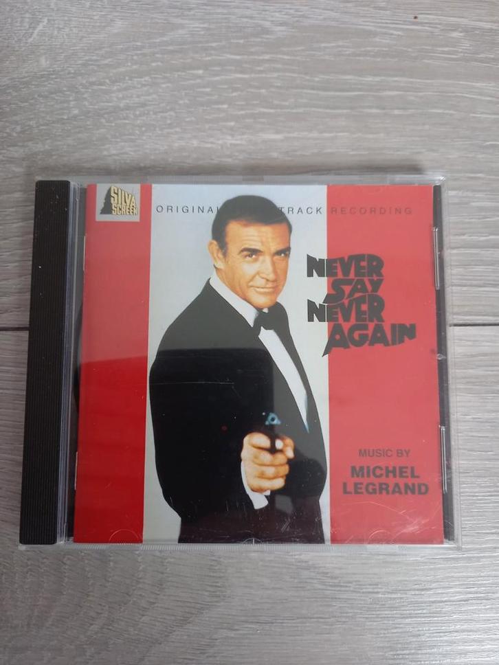 CD Never Say Never Again, soundtrack van James Bond, Cd's en Dvd's, Cd's | Filmmuziek en Soundtracks, Gebruikt, Ophalen