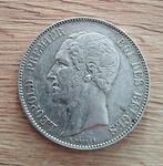 5 francs 1850 Leopold I zilverkwaliteit, Ophalen of Verzenden, Zilver, Zilver