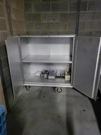 Desserte en aluminium, Huis en Inrichting, Kasten | Roldeurkasten en Archiefkasten, Ophalen, Gebruikt