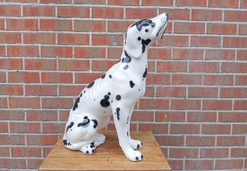 groot beeld hond keramiek aardewerk Italy 64 cm beschikbaar voor biedingen