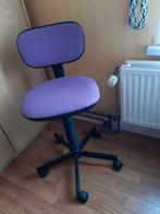 Paarse bureaustoel (ook een blauwe beschikbaar), Comme neuf, Chaise de bureau, Enlèvement