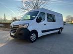 Renault Master 2.3 DUB CAB 7PL H2L3 MET 44.000km EN navi, Achat, Entreprise, 7 places, Noir