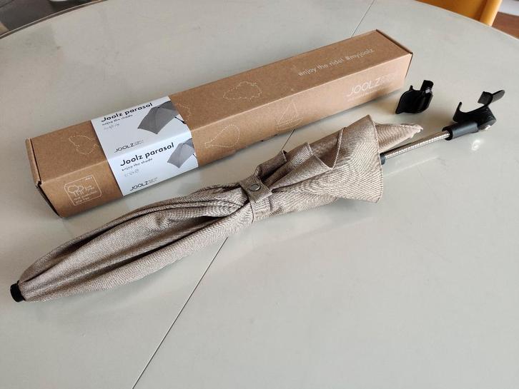 Joolz parasol sandy taupe - UPF 50+, Kinderen en Baby's, Kinderwagens en Combinaties, Zo goed als nieuw, Kinderwagen, Overige merken
