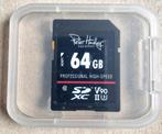 Carte SD Peter Hadley 64GB SDXC 10 UHS-2 V90, SD, 64 GB, Enlèvement, Appareil photo