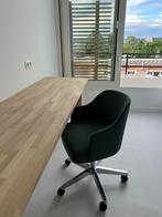 Massief eiken bureau (L400 x H76 x D63,5), Huis en Inrichting, Bureaus, Ophalen, Zo goed als nieuw, Bureau
