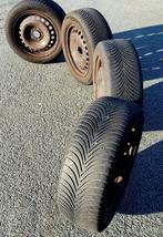 4 roues hiver 205/55-16 d'une Ford Focus, Auto-onderdelen, Banden en Velgen, Ophalen, Gebruikt, 16 inch, Banden en Velgen