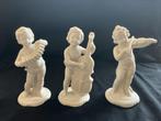 3 poreleinen engeltjes muzikantjes, Antiek en Kunst, Ophalen of Verzenden