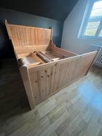 Cadre de lit + 4 tiroirs, Maison & Meubles, Comme neuf, Enlèvement, 200 cm, Bois