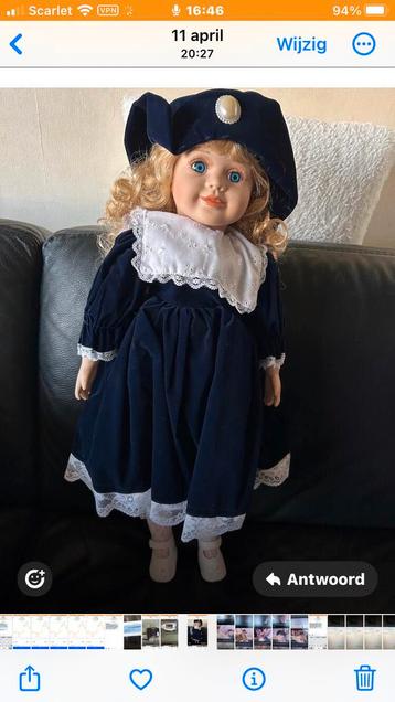 Porselein pop nieuw, Verzamelen, Poppen, Ophalen, Nieuw, Pop