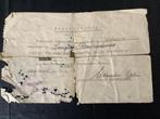 Document souš l occupation en Ardennes 1940  Remouchamps ww2, Ophalen