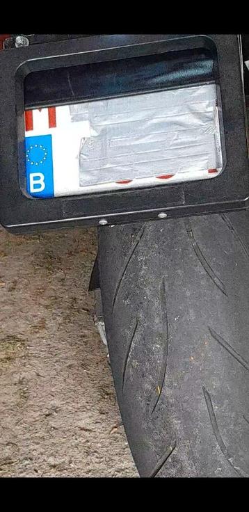 Nummerplaat gordijn motorfiets beschikbaar voor biedingen