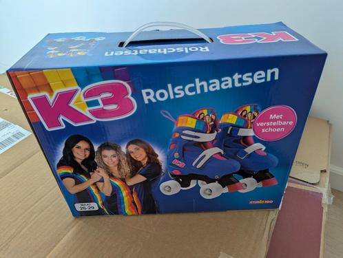 K3 rolschaatsen maat 26/29 - regenboog - met verstelbare sch, Kinderen en Baby's, Speelgoed | Buiten | Rolschaatsen, Nieuw, Kinderen