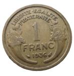 FRANCE.... 1 franc Morlon -année 1936, Verzenden, Frankrijk, Losse munt