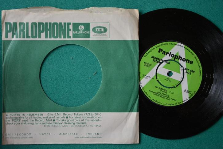 Lance Percival – I'm Beautiful - 1967 - promo vinyl singel, Cd's en Dvd's, Vinyl Singles, Zo goed als nieuw, Single, Pop, 7 inch