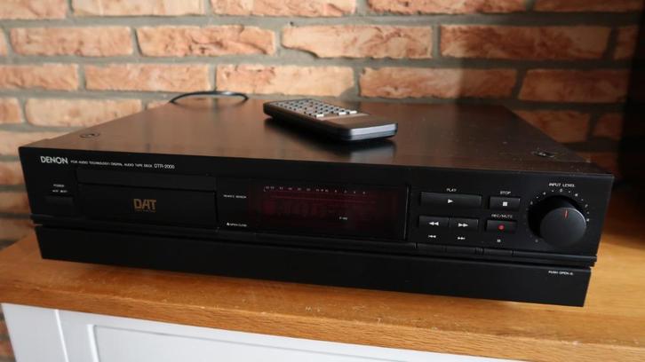 Denon DTR-2000 DAT recorder / speler, Audio, Tv en Foto, Cassettedecks, Enkel, Denon, Tape counter, Ophalen