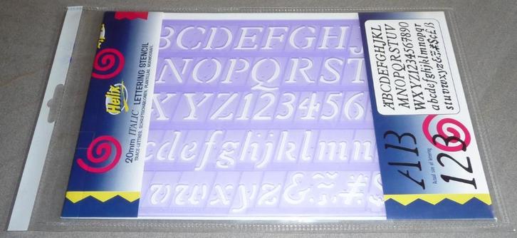 Pochoir pour traçage de lettres au Rotring, Hobby en Vrije tijd, Tekenen, Nieuw, Overige typen, Ophalen of Verzenden
