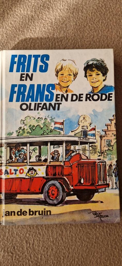 Frits en Frans en de Rode Olifant - Jan de Bruin, Livres, Livres pour enfants | Jeunesse | 10 à 12 ans, Utilisé, Fiction, Enlèvement ou Envoi