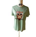 (10)- tee shirt femme t. 40 vert - shein - neuf -, Vêtements | Femmes, T-shirts, Neuf, Manches courtes, Taille 38/40 (M), Enlèvement ou Envoi