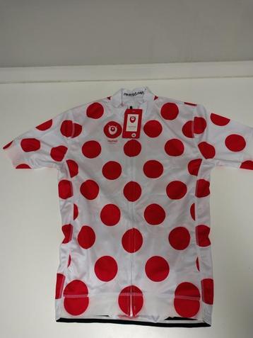 Retro Wielershirt Rood/Wit - REDTED - M, Fietsen en Brommers, Fietsaccessoires | Fietskleding, M, Nieuw, Ophalen of Verzenden